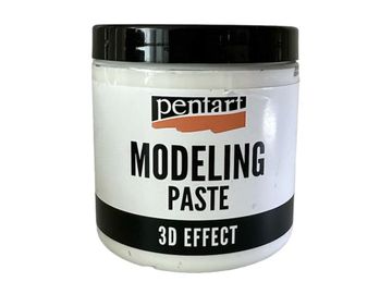 Modelovací pasta PENTART 3D efekt 500ml - bílá