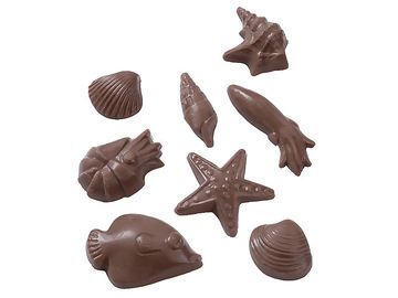 Licí forma na čokoládu - mořské motivy