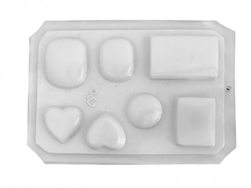 Licí forma na mýdlo a sádru 7 základních tvarů
