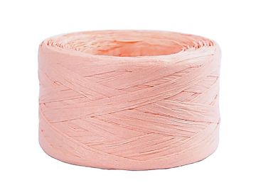 Papírová eko raffia 100m - pastelová růžová