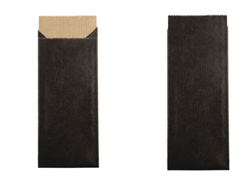 Papírové mini sáčky 5x11cm - černé