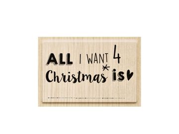 Razítko - All I Want for Christmas