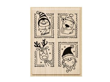 Razítko - vánoční známky