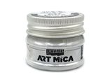 Perleťový minerální prášek Art Mica PENTART 9g - bílý