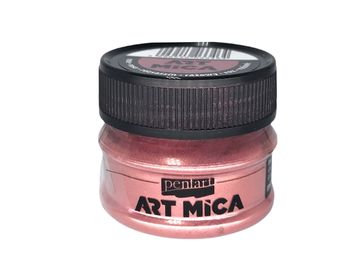 Perleťový minerální prášek Art Mica PENTART 9g - růžový
