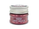 Perleťový minerální prášek Art Mica PENTART 9g - super červená