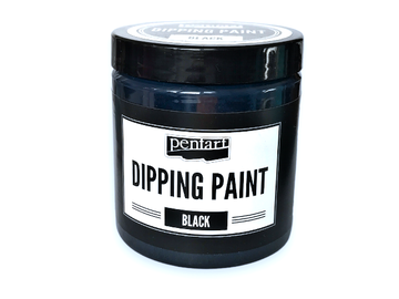 Podkladová barva na namáčení Dipping Paint PENTART 250ml - černá
