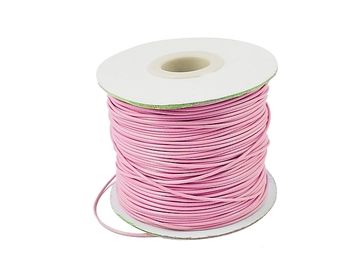 Polyesterová povoskovaná šňůrka 1,5mm - světle růžová