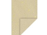 Recyklovaný papír s potiskem A4 - zlaté hvězdičky