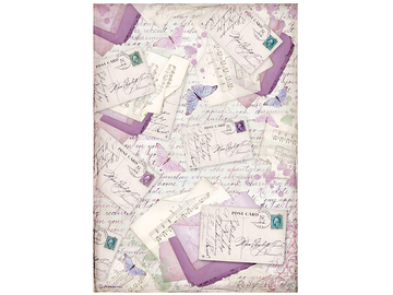 Rýžový papír A4 - Provence - dopisy a pohlednice