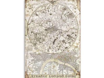 Rýžový papír A4 - Vagabond - mapa Londýna