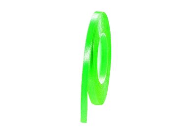 Saténová stuha 6mm - neonově zelená