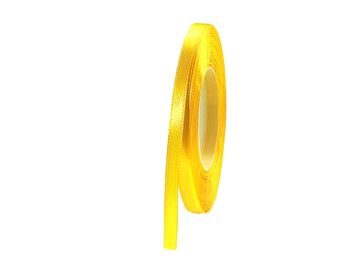 Saténová stuha 6mm - slunečnicová žlutá