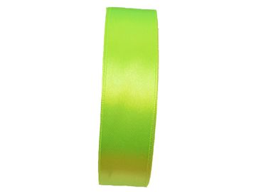 Saténová stuha 25mm - neonová zelená