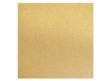 Scrapbookový papír metalický 30,5cm - jemný třpytivý zlatý