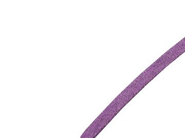 Semišová šňůrka 3mm - fialová