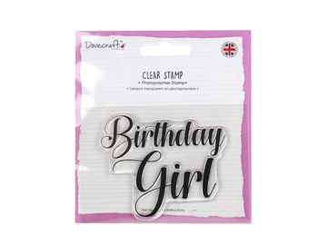 Silikonové razítko - Birthday Girl