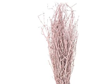 Sušené březové větvičky 200g - pastelové růžové