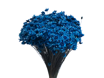 Sušené slaměnky Glixia 50g kytička - modré