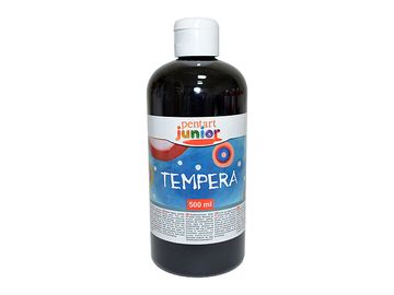 Temperová barva PENTART JUNIOR 500ml - černá
