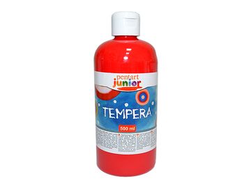Temperová barva PENTART JUNIOR 500ml - ohnivá červená