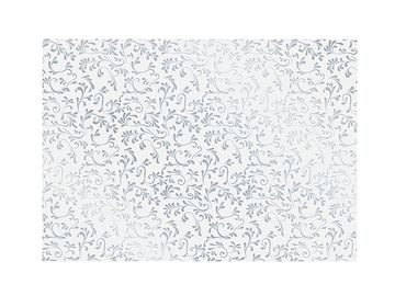 Transparentní papír 50x70 ROMA - stříbrné ornamenty