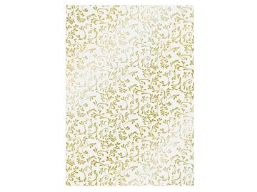 Transparentní papír A4 ROMA - zlaté ornamenty