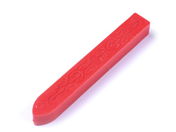 Tyčinkový pečetní vosk bez knotu 9cm - červený