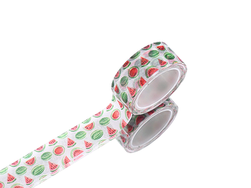 Washi lepící páska 15mm 5m - mini melouny