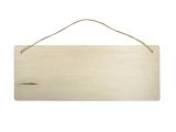 Závěsná dřevěná deska 40cm - obdélník