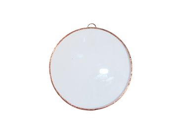 Závěsný skleněný kruh - mandala - 12cm
