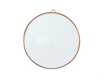 Závěsný skleněný kruh - mandala - 15cm